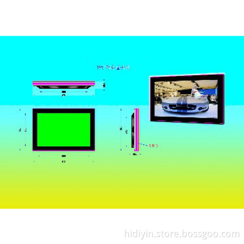 19 inch electronic new product advertising led player banner